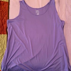 Plus size active tank